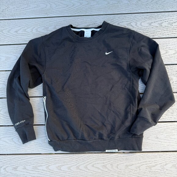 Sacramento Kings Nike Standard Issue Dri-Fit Crew Basketball Top Small Black - Picture 1 of 8